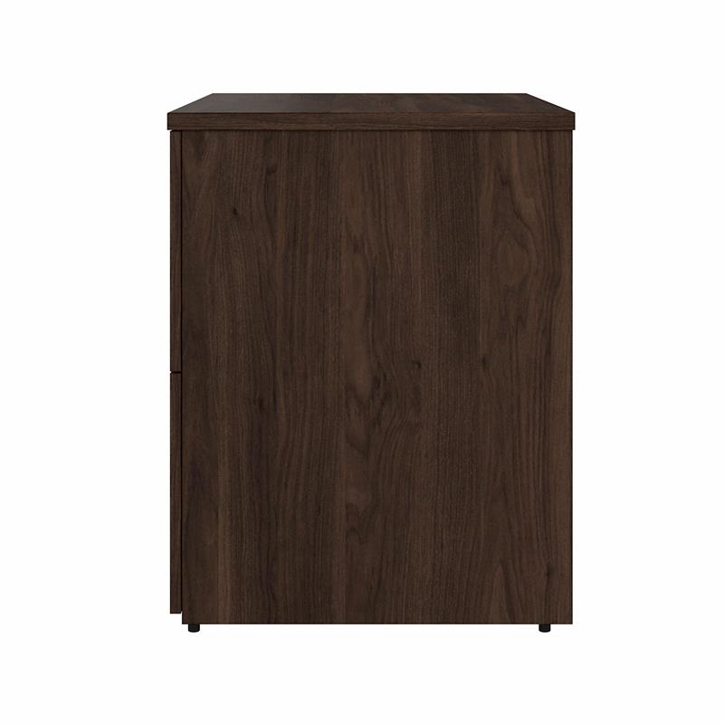 Pemberly Row 2 Drawer Lateral File Cabinet in Black Walnut - Engineered Wood