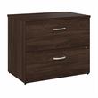 Pemberly Row 2 Drawer Lateral File Cabinet in Black Walnut - Engineered Wood