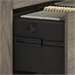 Pemberly Row 2 Drawer Lateral File Cabinet in Modern Hickory - Engineered Wood