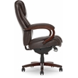 Pemberly Row Contemporary Executive Office Chair in Brown Leather