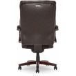 Pemberly Row Contemporary Executive Office Chair in Brown Leather