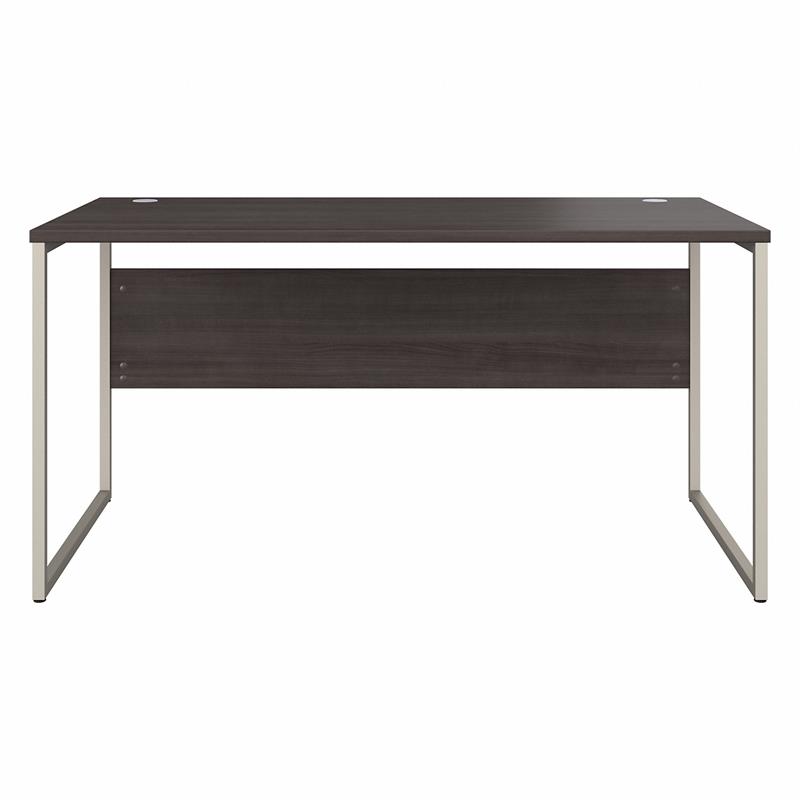 Pemberly Row 60W x 30D Computer Table Desk in Storm Gray - Engineered Wood
