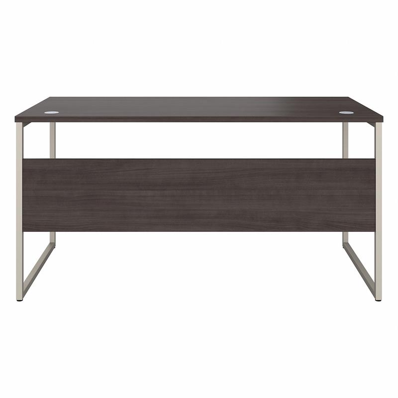 Pemberly Row 60W x 30D Computer Table Desk in Storm Gray - Engineered Wood
