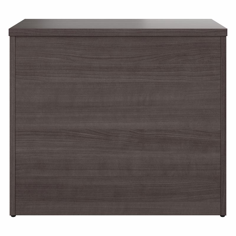 Pemberly Row Office Storage Cabinet with Drawers in Storm Gray - Engineered Wood