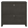 Pemberly Row 2 Drawer Lateral File Cabinet in Charcoal Maple - Engineered Wood