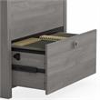 Pemberly Row 2 Drawer Lateral File Cabinet in Modern Gray - Engineered Wood