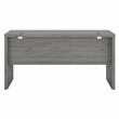 Pemberly Row 60W Credenza Desk in Modern Gray - Engineered Wood