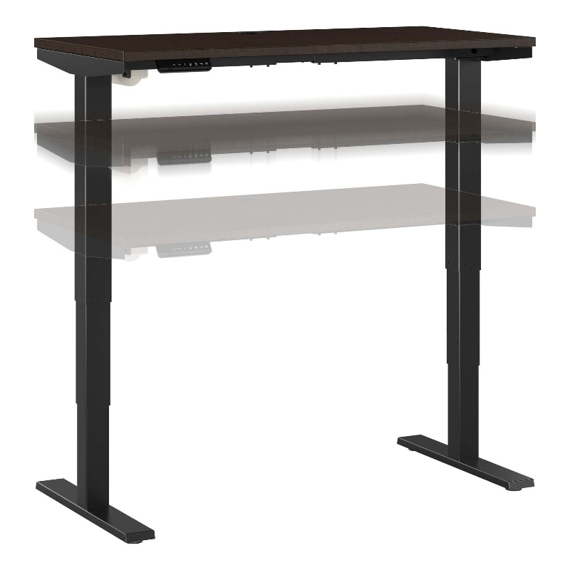 Pemberly Row 48W x 24D Height Adjustable Standing Desk - Engineered Wood