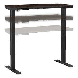 Pemberly Row 48W x 24D Height Adjustable Standing Desk - Engineered Wood
