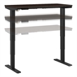 Pemberly Row 48W x 24D Height Adjustable Standing Desk - Engineered Wood