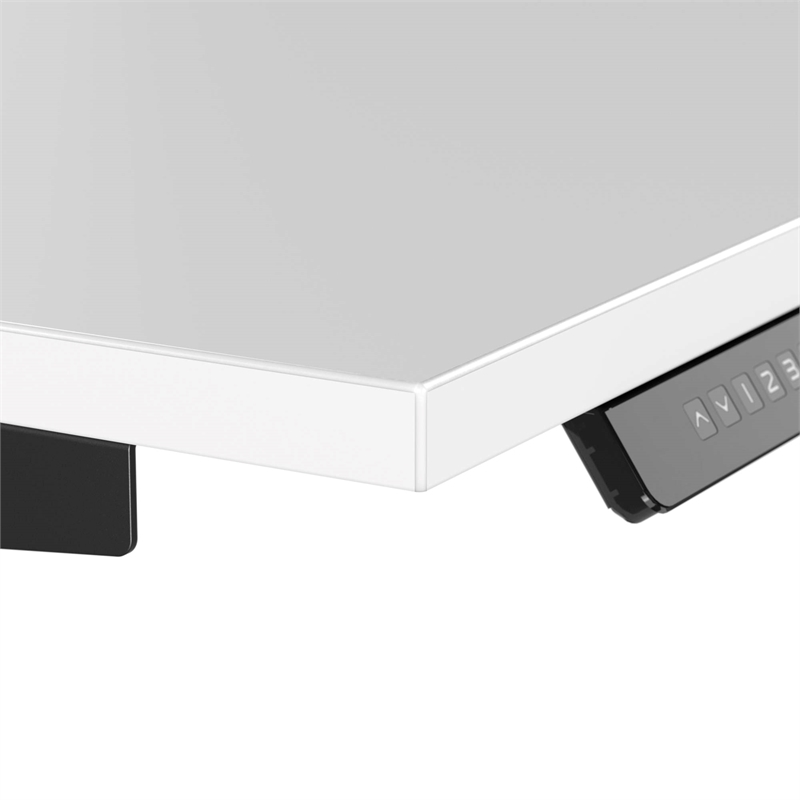 Pemberly Row 48W x 24D Height Adjustable Standing Desk - Engineered Wood