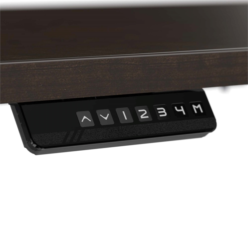 Pemberly Row 60W x 30D Height Adjustable Standing Desk - Engineered Wood