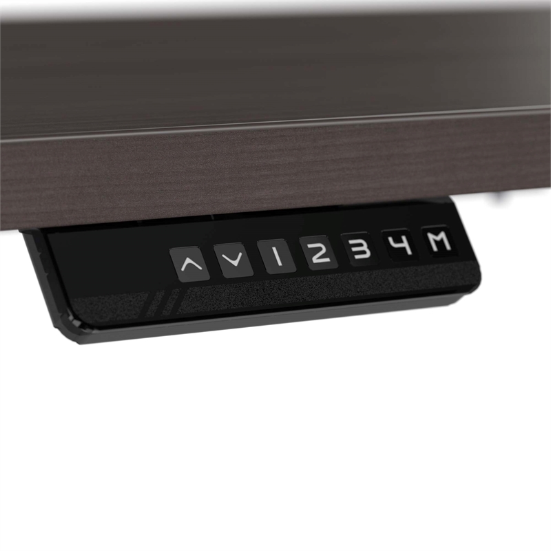 Pemberly Row 60W x 30D Height Adjustable Standing Desk - Engineered Wood