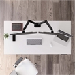 Pemberly Row 60W x 30D Height Adjustable Standing Desk - Engineered Wood