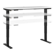 Pemberly Row 60W x 30D Height Adjustable Standing Desk - Engineered Wood