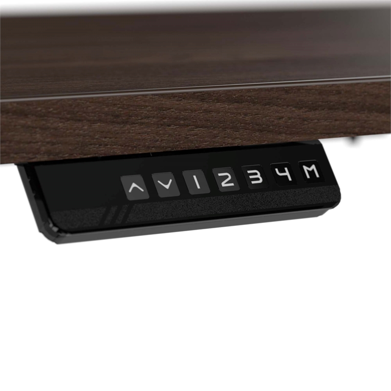 Pemberly Row 72W x 30D Height Adjustable Standing Desk - Engineered Wood