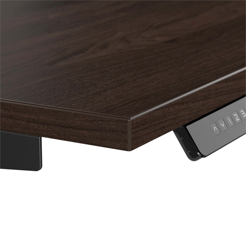 Pemberly Row 72W x 30D Height Adjustable Standing Desk - Engineered Wood