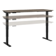 Pemberly Row 72W x 30D Height Adjustable Standing Desk - Engineered Wood