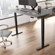 Pemberly Row 72W x 30D Height Adjustable Standing Desk - Engineered Wood