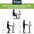 Pemberly Row 72W x 30D Height Adjustable Standing Desk - Engineered Wood
