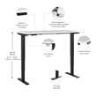 Pemberly Row 72W x 30D Height Adjustable Standing Desk - Engineered Wood