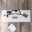 Pemberly Row 72W x 30D Height Adjustable Standing Desk - Engineered Wood