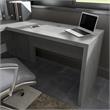Pemberly Row 42W Desk Return/Bridge in Modern Gray - Engineered Wood