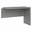 Pemberly Row 42W Desk Return/Bridge in Modern Gray - Engineered Wood
