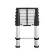 Pemberly Row 16-ft Telescoping Ladder with Ergonomic Grips and Top Cap