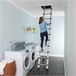 Pemberly Row 16-ft Telescoping Ladder with Ergonomic Grips and Top Cap