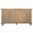 Pemberly Row Cottage Panel Door Credenza Driftwood Brown Solid Wood Sideboard