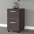 Pemberly Row 2 Drawer Mobile File Cabinet in Storm Gray - Engineered Wood