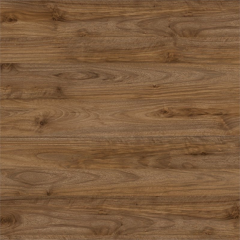 Pemberly Row Tall Entryway Cabinet with Doors in Fresh Walnut - Engineered Wood