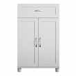 Pemberly Row Modern 2 Door/1 Drawer Base Cabinet in Dove Gray