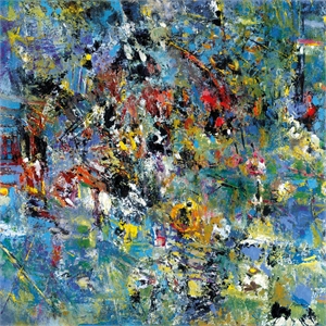 Pemberly Row 84x84 Carpe Diem 2 Fine Art Giant Canvas Print in Yellow