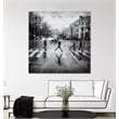 Pemberly Row 72x72 The Decisive Leap Fine Art Giant Canvas Print in White