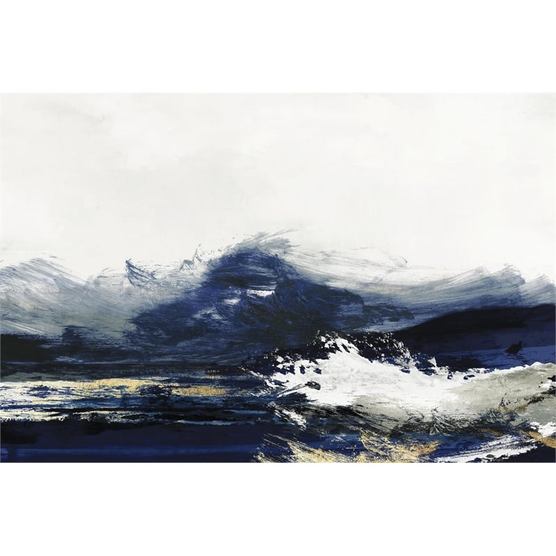 Pemberly Row 84x54 Water Fine Art Giant Canvas Print in White