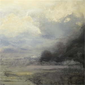 Pemberly Row 84x84 Drifter Fine Art Giant Canvas Print in Yellow