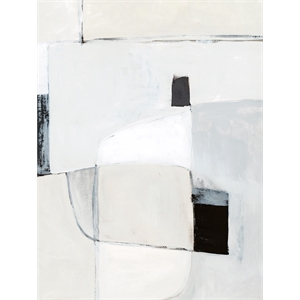 Pemberly Row 72x54 Soft Spoken Fine Art Giant Canvas Print in White