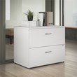Pemberly Row 2-Drawer Engineered Wood Lateral File Cabinet in White