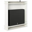 Pemberly Row Electric Fireplace w/ Mantel & Touchscreen Display in White