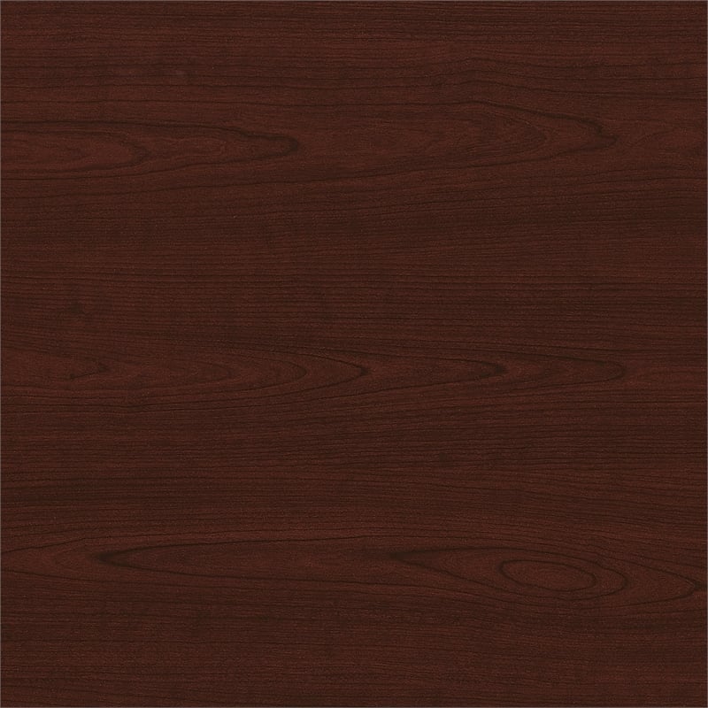 Pemberly Row Executive Desk and Two 5 Shelf Bookcases in Cherry