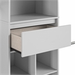 Pemberly Row Modern Engineered Wood Closet Organizer in Gray