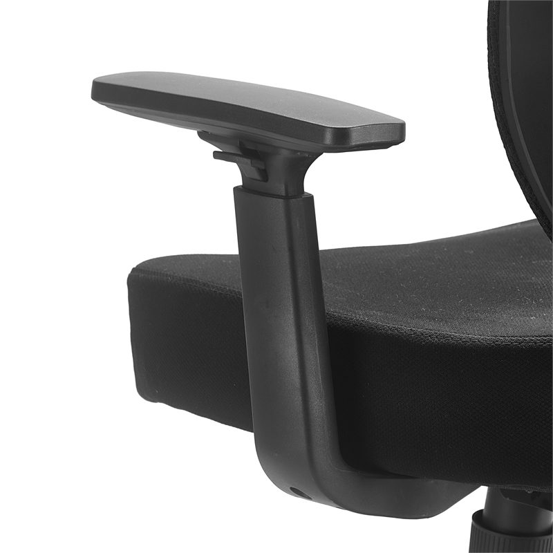 Pemberly Row Contemporary Mesh Office Chair with Nylon Base Black