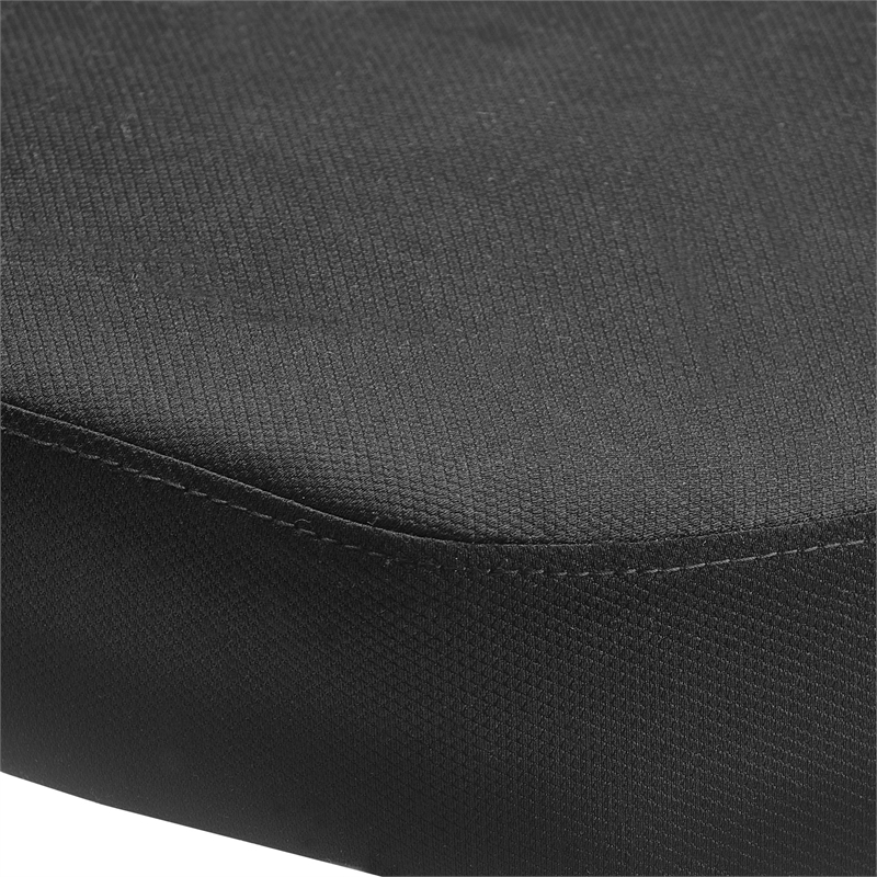 Pemberly Row Contemporary Mesh Office Chair with Nylon Base Black