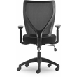 Pemberly Row Contemporary Mesh Office Chair with Nylon Base Black