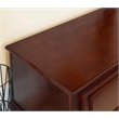Pemberly Row Contemporary MDF Rubberwood Chest in Cherry Finish