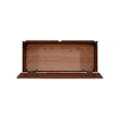 Pemberly Row Contemporary MDF Rubberwood Chest in Cherry Finish