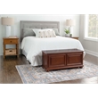 Pemberly Row Contemporary MDF Rubberwood Chest in Cherry Finish