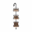 Pemberly Row Modern / Contemporary Metal Wall Shelves in Black